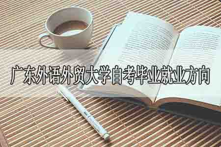 广东外语外贸大学自考毕业就业方向是什么？