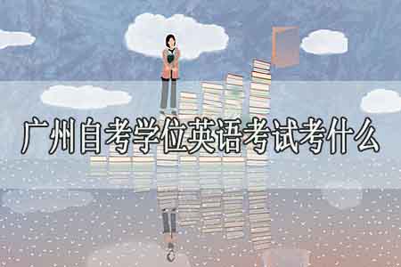 广州自考学位英语考试考什么?